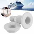 Duokon Thru Hull Bilge Fitting 1in Nylon Plastic Marine Pump Hose Aerator For Boat Yacht Sail Rv Truck