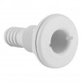 Duokon Thru Hull Bilge Fitting 1in Nylon Plastic Marine Pump Hose Aerator For Boat Yacht Sail Rv Truck