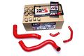 Hps 57-1467r-red Silicone Radiator Hose Kit Coolant 