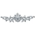Ekena Millwork Onl16x04x01ma 16 3 8-inch W X 4 4-inch H P Marcella Medium Leaf With Scrolls Onlay 