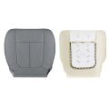 Gray Front Driver Side Bottom Foam Cushion Replacement Leather Seat Cover For Ford F150 Lariat 2009 2010 2011 2012 2013 2014 