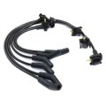 Ford E-150 Econoline F-150 1997 1998 1999 2000 Spark Plug Wire Set Of 6 Leads 8 Millimeters Long Black Color 