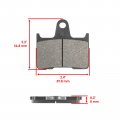 For Rear Brake Pads Kawasaki Ninja Zx-14 Zx-14r Zx1400 2006-2019 43082-0055 Mod-ztf1-18249
