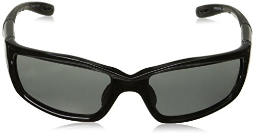 Crossfire 241 Infinity Crystal Black Frame Safety Sunglasses With Smoke Lenses