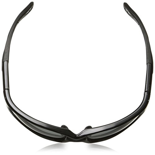 Crossfire 241 Infinity Crystal Black Frame Safety Sunglasses With Smoke Lenses