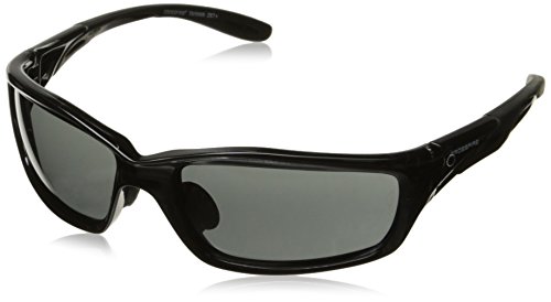 Crossfire 241 Infinity Crystal Black Frame Safety Sunglasses With Smoke Lenses