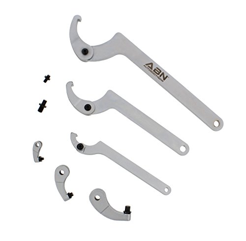 Abn Adjustable Hook Pin Wrench Spanner Tool Kit 8pc Set A Bicycle Bike  Motorcycle Suspension Collar