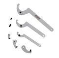 Abn Adjustable Hook Pin Wrench Spanner Tool Kit 8pc Set A Bicycle Bike Motorcycle Suspension Collar Nut Adjustment 
