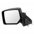 Aintier Towing Mirror Fit For 2007-2014 Patriot Manual Folding Adjustment Black Driver Side