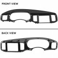 Ecotric Console Dashboard Cover Compatible With 2011-2014 Dodge Charger 8 4 Inch Touch Screen Carbon Fiber Painted Dash Panel