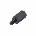 Uxcell M4x10mm 6mm Male-female Hex Nylon Pcb Motherboard Spacer Standoff For Fpv Drone Quadcopter Computer Circuit Board Black