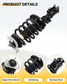 Spring Strut Assembly Ocpty Completes Shocks Fits 2001-2009 For Volvo S60 1999-2006 S80 2001-2007 V70 11861 11862 Replace Strut
