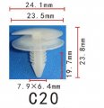 Autobahn88 Rear Quarter Panel Clip Compatible With Gm Oem 20480475 Pack Of 20