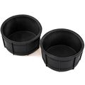 Red Hound Auto 2 Door Cup Holder Inserts Front 2013-2018 For Ram 1500 2500 3500 Rubber Liners Replacement 