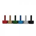M3 Knurled Thumb Screws Aluminium Alloy Multicolor 20-pcs M3 X 8 Mm Green