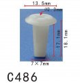 Autobahn88 Screw Grommet Compatible With Mitsubishi Nissan Oem Mb106212 96706h9400 M106212 Pack Of 20