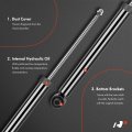 A-premium Rear Pair 2 Shock Absorber Strut Assembly Compatible With Ford Focus 2000-2011 Driver And Passenger Side