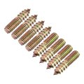 5 16-18x1-1 4 Hanger Bolts 12pcs Double Ended Screws Wood Dowel For Furniture 