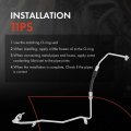 A-premium A C Liquid Line Hose Without Orifice Tube Compatible With Audi A3 2012-29 1 4l Sportback E-tron 2016-2018 1 Condenser