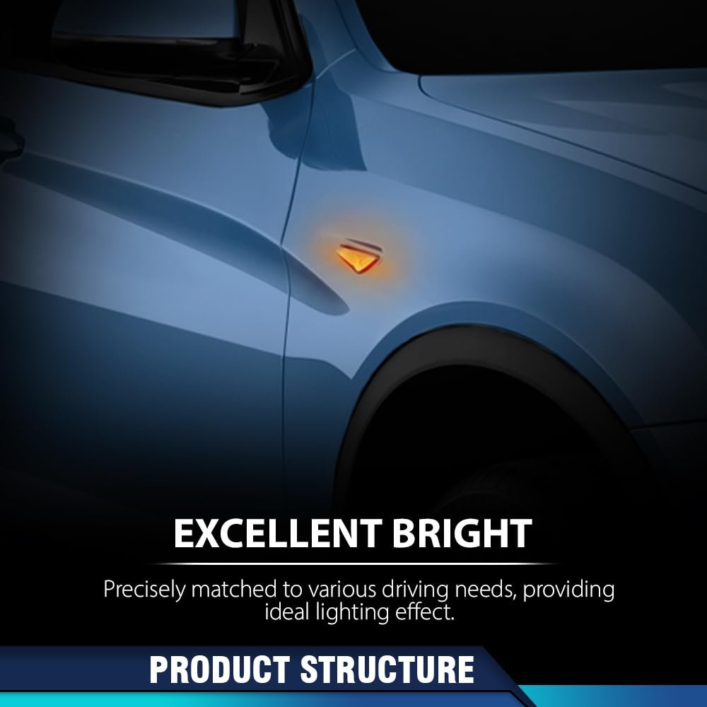 Led Side Marker Light Turn Signal Lamp Passenger Right For Bmw X5 E70 2007 2014 X3 F25 2011 2015 X6 E71 2008 Clear Lens