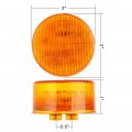 Ocpty Marker Lights 1pcs Amber Side Bulbs Replacement Fit For Truck Bus Boat Suv Atv Trailer Indicator Light Assembly