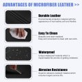 Car Center Console Lid Armrest Seat Box Cover Protector Replacement Microfiber Leather For Nissan Maxima 2009-2014 Not Included