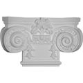 Ekena Millwork Cap16x10x04em 16 7 8-inch W X 10 1 4-inch H Small Empire Capital With Necking 
