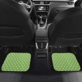 Xyzcando Auto Front Rear Floor Mats Set Of 4 Car Accessories For Women Men Corgi Printed Universal Cloth Surface St Patrick S