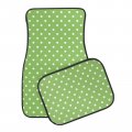 Xyzcando Auto Front Rear Floor Mats Set Of 4 Car Accessories For Women Men Corgi Printed Universal Cloth Surface St Patrick S