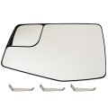 Driver Side Heated Mirror Glass For 2019-2024 Gmc Sierra 1500 Chevy Sliverado Left With Rear Holder 