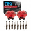 Trq Ignition Coils Spark Plugs Kit For 1991-2001 Ford Lincoln Mercury 