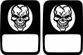 Jeeptails Inverted Skull Tail Lamp Light Covers Non-led For Jeep Gladiator 