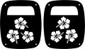 Jeeptails Hibiscus Flower Tail Lamp Light Covers Halogen For Jeep Wrangler Tj Models 1997-2006 