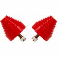 Pro-thane Universal Bump Stop 25 In X 2 Cone With Stud Red Part Number 19-1318 