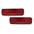 Rear Bumper Reflector Pair Ford Bronco Sport 2021 2022 2023 2024 Red Snap In For M 13a565b 13a565a Fo1184123 Fo1185123 Driver 