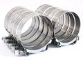 10x Premium 304 Stainless Steel T-bolt Turbo Silicone Hose Clamp 3 72-80mm 
