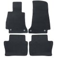 Floor Mats For Mercedes Benz C218 Cls Class 2011 2018 4 Piece Set Black Velour And Plastic Interior Car Carpets Front Rear Row 