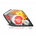Chrome Housing Tail Light Lamp Assembly For 2007-2012 Nissan Altima 4-door Sedan Driver Side 
