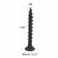 Uxcell 8 X 1 3 8-inch Wood Screws Phillips Flat Head Carbon Steel Self Tapping Black 200pcs