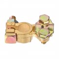 Uxcell Battery Terminal Clamps Clips Positive Negative 13mm 11mm Set Copper 1 Pair