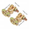Uxcell Battery Terminal Clamps Clips Positive Negative 13mm 11mm Set Copper 1 Pair
