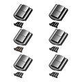 6pcs Toggle Catch Lock 1 X 0 8 Hasp Latch Mini Clasp With Mounting Screws For Jewelry Box Gift Wooden Cabinet Black 