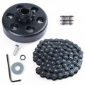 Lotfancy Go Kart Clutch 3 4 Bore 10t With 40 41 420 Chain Centrifugal Fit For Minibike Mb165 Mb200 Up To 6 5hp 1pc Connecting 