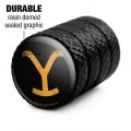 Graphics More Yellowstone Tv Show Brand Tire Rim Wheel Aluminum Valve Stem Caps