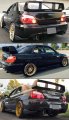 Fits For 2005-2007 Subaru Impreza Wrx Sti Gdb Cs Style Rear Bumper Side Aprons Valance Spat