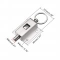 Uxcell Door Barrel Bolt Stainless Steel Ring-pull Spring Loaded Auto Sliding Latch