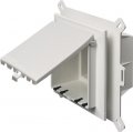 Arlington Dblvs2w-1 Weatherproof Outdoor Keypad And Alarm Enclosure For New Vinyl Siding White 1-pack 