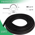 Rv Slide Out Seal Black Rubber For 1 X2 X 25 D-seal System Wiper Weather Stripping