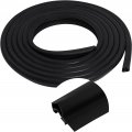 Rv Slide Out Seal Black Rubber For 1 X2 X 25 D-seal System Wiper Weather Stripping 