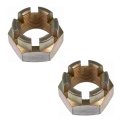 Spindle Nuts For Mitsubishi 3000gt 1996 1997 1998 1999 2 Pieces 32 Millimeters Hex Size M22 1 50 Thread Replacement 49551 1f000 